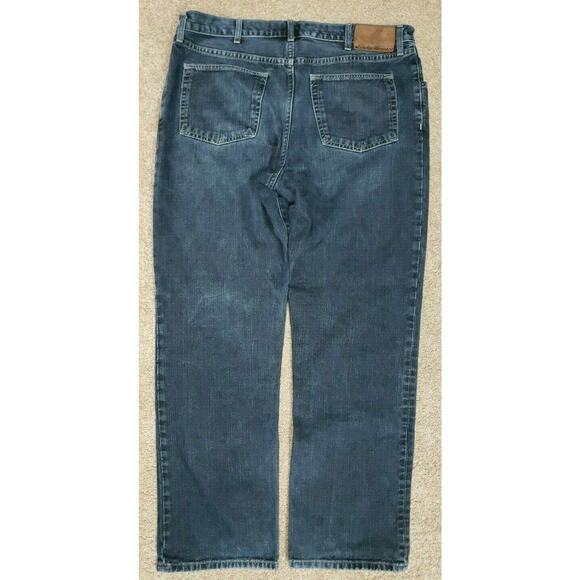 Eddie Bauer Men's Relaxed Blue Denim Jeans 38 x 32 Special Dyed U152 #3 - Picture 2 of 6